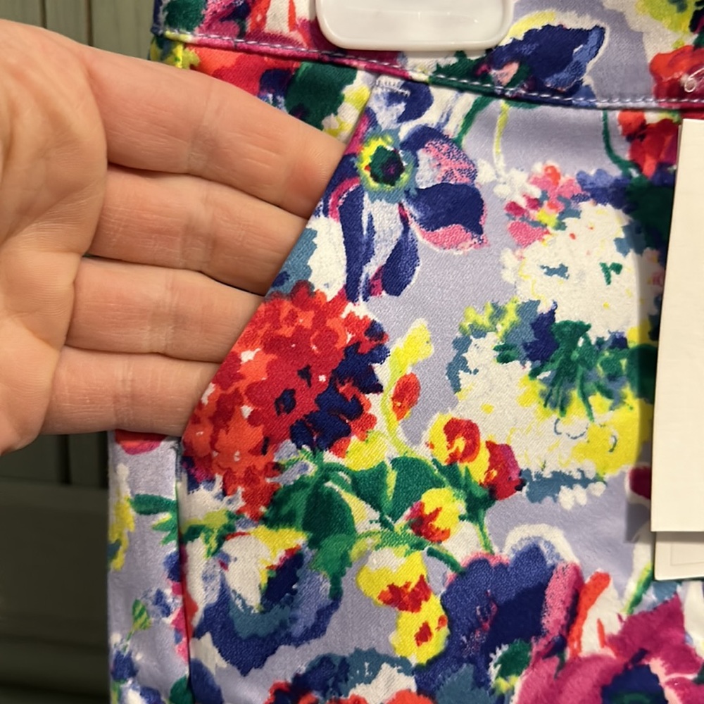 Janie & Jack Spring Floral Capri Pant 18-24 Months - Picture 4 of 5